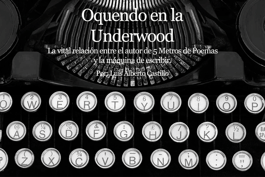 "Todos los poetas han salido de la tecla U. de la Underwod"